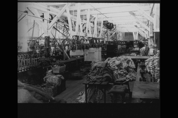 Strikkeavdelingen på 1920-tallet