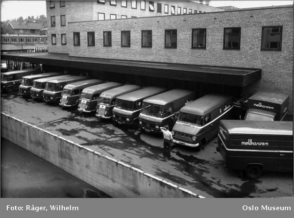 Møllhausens nye bakeri på Skøyen, 1964