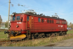 Lokomotiv EL 13 ble bygd mellom 1957 og 1966 i 37 eksemplarer på Thune på Skøyen.Foto: Norsk Jernbanemuseum, Jernbaneverket <br>