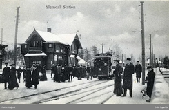 Slemdal stasjon på Holmenkollbanen