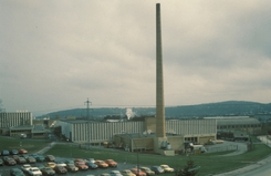 Tiedemanns fabrikk på Ensjø / Hovin fra 1968-2008Foto: Norsk Folkemuseum / Oslobilder<br>