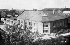 Fabrikklokalet som ble overtatt tilhørte aluminiumsbedriften Viking.Foto: NTM / Scan fra jubileumsbok 1947<br>