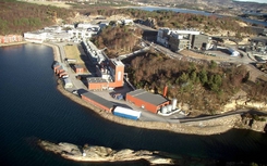 GE HEalthcare (Nyco) fabrikk på LindesnesFoto: GE Norge<br>