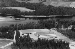 OSO-fabrikken ble flyttet til Hokksund i 1964Foto: Eiker Arkiv<br>
