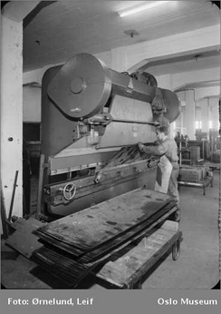 Fra produksjonen i 1949. Foto: Leif Ørnelund / Oslo Museum / www.oslobilder.no