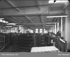 Fabrikken i 1949 fotografert av Leif Ørnelund. Foto: Oslo Museum/www.oslobilder.no